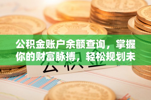 陆河公积金账户余额查询，掌握你的财富脉搏，轻松规划未来