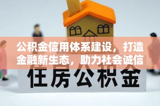 陆河公积金信用体系建设，打造金融新生态，助力社会诚信发展