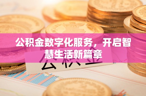 陆河公积金数字化服务，开启智慧生活新篇章