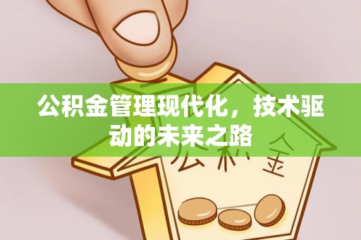 陆河公积金管理现代化，技术驱动的未来之路